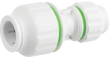 TWISTLOC SPU6761M Plastic Push-FIT REDUCING Coupler 15MM X 10MM, Suitable for Drinking Water, Suitable for Water Systems, Suitable for Hard & Soft Water Areas, 1 in Pack