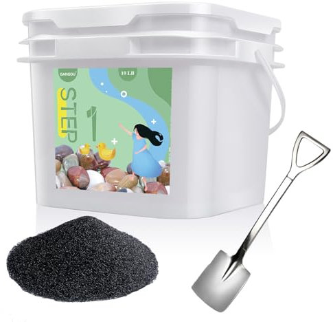 4,5 kg Rock Tumbler Grit – Tumbler Media Grit, Rock Polishing Grit Media, Funziona con qualsiasi tumbler, Rock Polisher, Stone Polisher, Grana in carburo di silicio grossolana 60/90, Fase 1 per pietre