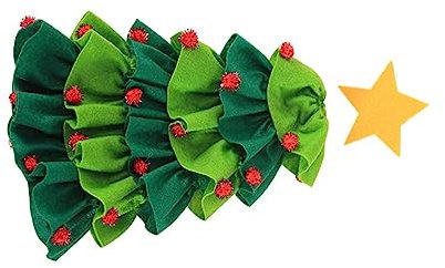 susiodeu Weihnachtsbaum Weinflaschenabdeckung Ball Top Star Neujahr Weihnachten Weinflasche Fleece Kleidung Sektbeutel Requisiten Zubehör, Grün