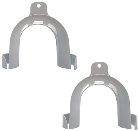 2 Pièces Coude pour Tuyau de Vidange, Tuyau D'évacuation, Tuyau de Vidange Coudé Universel en PVC, Coude de Fixation, Coudes de Support Universels, Coude de Support en Forme de U