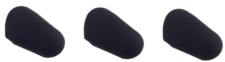 ibasenice 3-teiliges Saxophon-mundstück Ersatz-schutzkappe Für Saxophon Klarinette 56 Mm C22-silikonhülle Größe L Schwarz Für Alt- Tenor- Bariton- Sopransaxophon