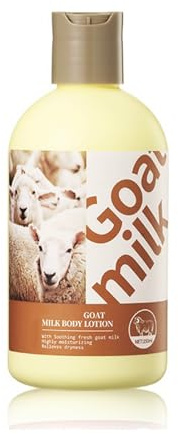 Beurre corporel – Lotion au lait de chèvre avec beurre de karité, intensément hydratante et adoucit la peau sèche, nourrissant le visage, le corps et les mains pour peaux sèches et sensibles, crème