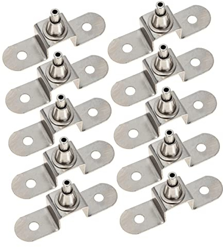 SOPOTUTU 10 Pcs Wire Rope Photo Frame Hangers Zinc Alloy Wire Hook Hangers Easy Install Resistant Heavy Duty Picture Hanging Hooks for Art Lamps and Frames