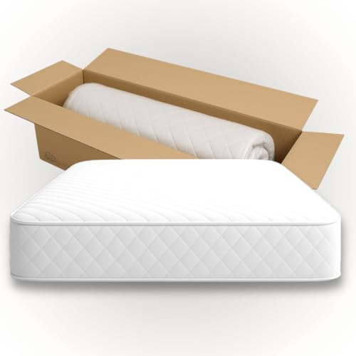 Resti Diamond Mattress – Single, Double & King (UK Sizes) | Soft-Medium Bonnell Spring | Hypoallergenic, Breathable, Vacuum Packed | Made in the UK (Small Double)