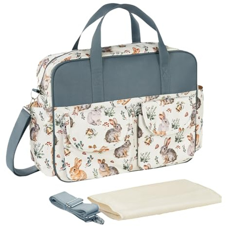 Borsa da viaggio per la mamma, spaziosa e a tenuta stagna, grande capacità, alla moda, maternità, facile da trasportare, elegante borsa