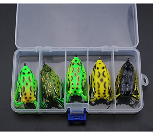 WINOMO Thunder Frog Simulation Box Angelköder im Meer, 5 Stück