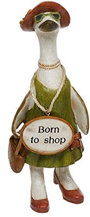 Davids Ducks Glam Girls Shabby Chic Duck Ornament (Born To Shop)