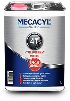 MECACYL NAUTIC - Hyper lubrifiant moteur 4T - Bidon 1 L