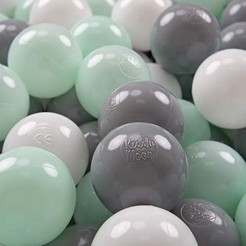 KiddyMoon Kinder Bälle Für Bällebad Baby Spielbälle Plastikbälle ∅7Cm Made In EU