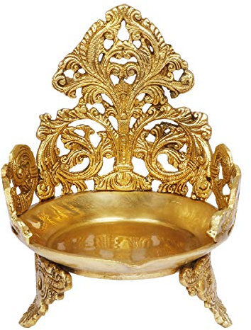 ARTVARKO Ciotola tradizionale Urli in ottone per fiori galleggianti e candele, decorazione per casa e ufficio, oggetti decorativi Diwali/regalo Diwali