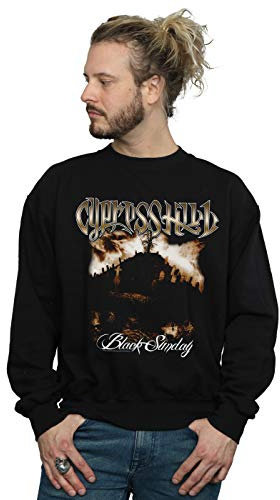 Absolute Cult Cypress Hill Men's Black Sunday Sweatshirt Black Large