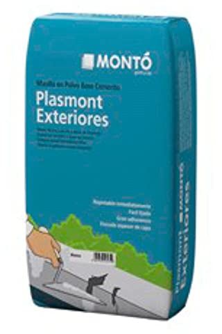 Masilla en polvo Plasmont Exteriores R-20 Masilla para reparaciones de exterior color Blanco (5kg)