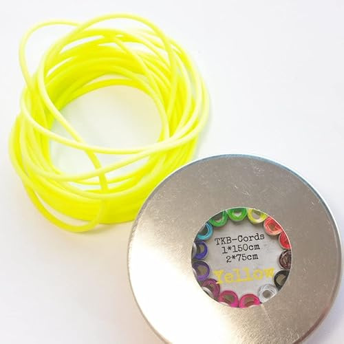 The Knitting Barber Original Cords 3pcs (1pcs 150cm/60 + 2pcs 75cm/30) (gelb)