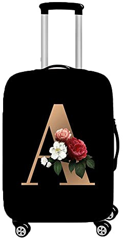 Hiseng Elastisch Kofferhülle Kofferschutzhülle Gepäck Cover Reisekoffer Hülle Koffer Schutzhülle Luggage Cover Waschbarer Kofferüberzug (S (18-20inch),A)