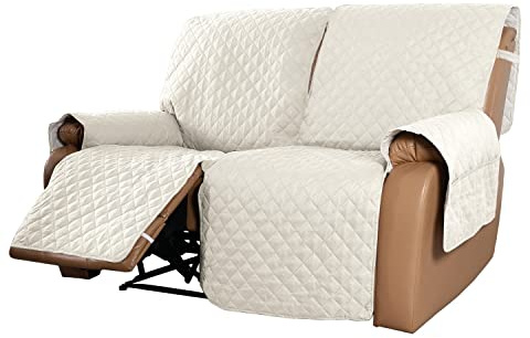 Copridivano Reversibile Fodere per Sedia Relax 1/2/3 Posti Antiscivolo Impermeabile per Divani Reclinabili Trapuntata Copridivani con Tasche Portaoggetti Antigraffio Salvadivano ( Color : #1 , Size :