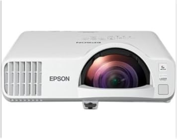 Epson PowerLite L210SW Short Throw 3LCD Projector - 16:10, Ethernet, HDMI, USB, Wi-Fi Connectivity, White