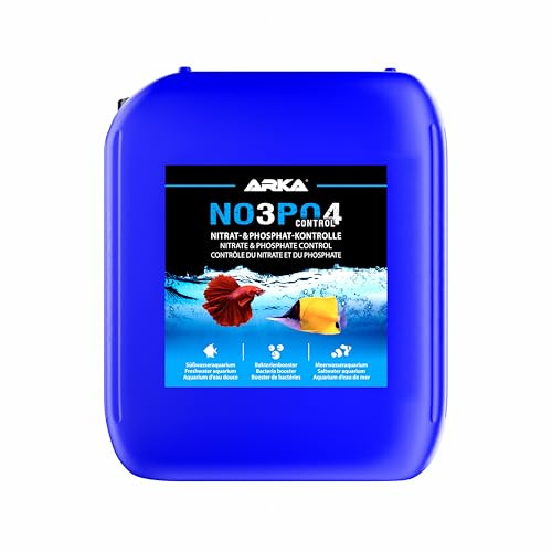 Anti-Nitrates et Phosphates pour Aquarium 5000 ML - NOPO Control NO3 PO4 | booster bactérien, réduit nitrates et phosphates, paramètres stables, agit sur les causes des algues, eau douce, eau de mer
