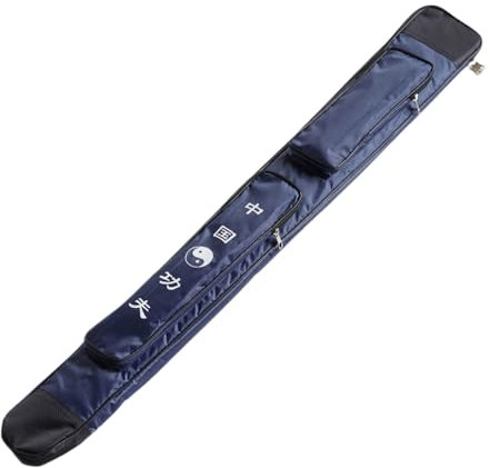 Chaoyilian Taichi-Schwert-Tragetasche,Schwerttasche Taichi Schwert,Taiji Schwerttasche Doppellagige,Tai-Chi-Schwerttasche,Mit Mehreren Taschen,Multi Funktions,Mit Verstellbarem Riemen,FüR Tai Chi
