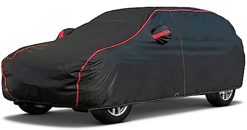 Autogarage Abdeckung für BMW F01 7er 2008-2015, Winter Autoabdeckung Stoff Wasserdicht Atmungsaktiv Staubdicht Regen Sonne Staub Schutz Abdeckplane Auto