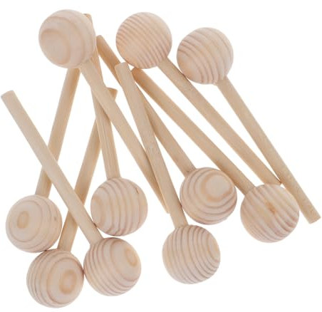 Gogogmee 10stücke Holzperlen Stäbe Unbehandelt Für Bastelprojekte Diy Holz Material Zum Dekorieren Mit Natur Rustikalem Aussehen Für Heimwerker Und Handwerk