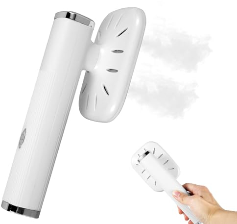 Mini ferro da stiro portatile da viaggio, girevole a 180°, riscaldamento rapido in 20 secondi, micro vapore, supporta stiratura a secco e a umido, per casa, ufficio, viaggi