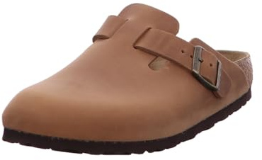 BOSTON (PELLE) - Sabot in pelle da uomo e da donna BIRKENSTOCK 37/COGNAC-N