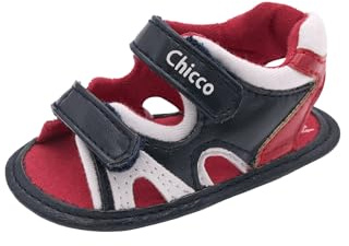 Chicco, Sandali Neonato, con Chiusura con Doppio Strappo, Scarpe Bambino 0-24 Mesi, Designed in Italy
