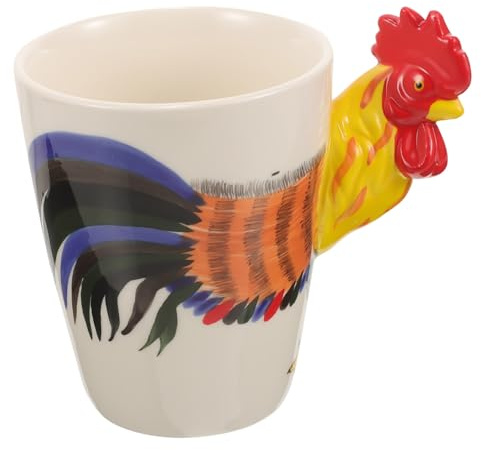 Cabilock Taza de Café de Cerámica con Diseño de Taza Retro para Festivo para de Pascua Capacidad Moderada y Diseño Ergonómico