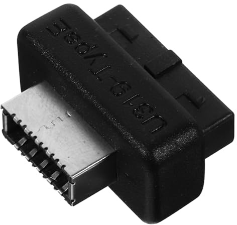 Operitacx USB Front Panel Adapter Pin to Type E Connector Board with Shell High Speed Transmission for Stable Data Transfer Compatible with Computer Motherboards and Cases