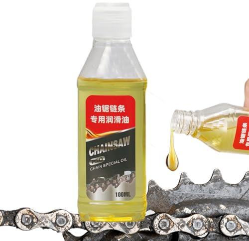 Lubrifiant à huile pour tronçonneuse électrique - 100 ml - Solvant synthétique Multi Purpor - Lubrifiant pénétrant en profondeur pour