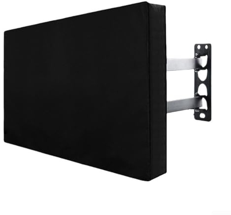 Housse de protection d'extérieur Oxford 600D imperméable et coupe-vent pour écrans LCD LED de 70 à 85 pouces dans le jardin ou la terrasse (80-85)