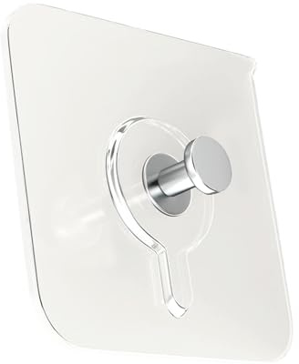Ganchos extraíbles, ganchos de pared multiusos, organización adhesiva para el hogar, práctico diseño sin uñas, ideal para colgar toallas, abrigos, bolsas, paraguas, cocina, baño, dormitorio, oficina
