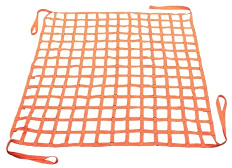 Red de elevación de carga, cesta resistente al desgarro, red camión 39,37x39,37 pulgadas con capacidad de 661 libras, organizador de poliéster , almacenamiento en el techo con diseño deslizante
