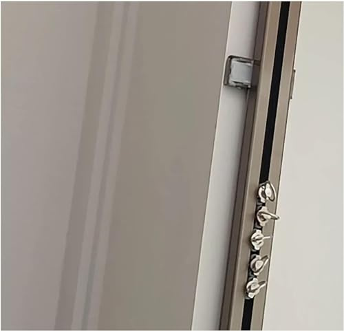 Skjutdörr i aluminium för kontor och vardagsrum 6 m justerbara skenor med väggmonteringsbeslag perfekt för burspråk och heminredning