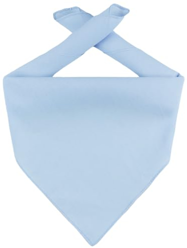 Hutshopping Bandana Tuch Bandanatuch Baumwolltuch Halstuch Bandanas Kopftücher (One Size - hellblau)