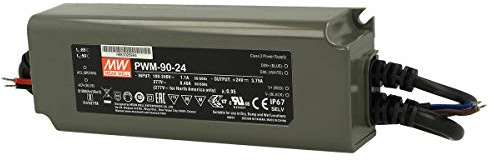 Meanwell PWM IP67 Dimming 3 in 1 0-10V 10V PWM Resistance (PWM-90-24)