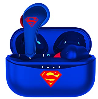 OTL Technologies Wireless Bluetooth V5.0 Headphones Superman with Charging Case