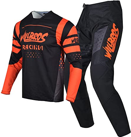 Willbros Motocross Jersey Pants Combo Mens Dirt Bike MX Gear Set Women Offroad Riding Adult Racewear
