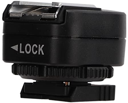 TF 334 Camera Hot Shoe Adapter Flash Hot Shoe Adapter with Extra PC Sync Connection Port for A7, A7C,