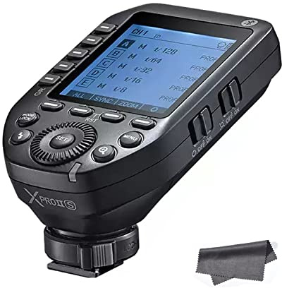 Godox XProII-S TTL Wireless Flash Trigger 1/8000s High-Speed-Sync, 2.4GHz Godox wireless X system APP Control, Flash Transmitter Compatible for Sony Cameras (Xpro-S Upgraded)