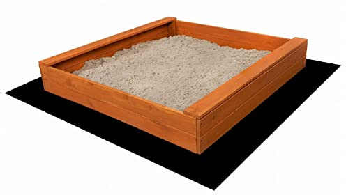 Sandpit Sandbox Impregnated Pine Wood Sand Box Garden Play 120 x 120 cm