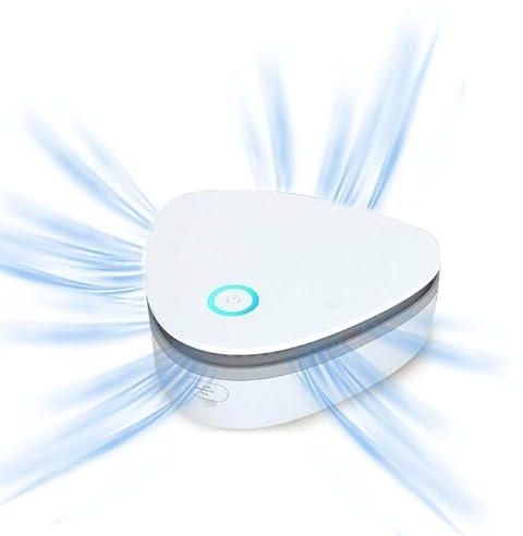 Luftreiniger Allergiker, Luftreiniger Ozongenerator Geruchskiller, Luftfilter gegen Schimmel Staub Pollen Tierhaare, Air Purifier, Ionisator Luftreiniger für Badezimmer, Küche, Rauch, Autos, Haustiere