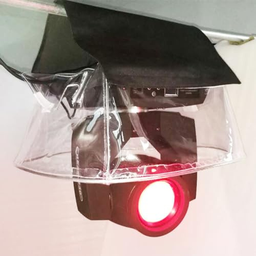 Moving-Head-Regenschutz, wasserdichte Abdeckung für Moving-Head-Wetterschutz, Beam 7R-Abdeckung für wasserdichte Moving-Lichter (4er-Pack, Schwarz)