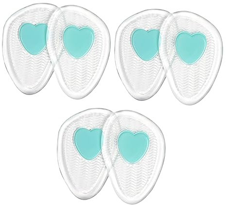 COLLBATH 3paare Hochabsatz-einlagen Fußpolster Für Vordere Fußsohlen Schmerzlindernde Kissen Für Bequemen Gang Und Druckschutz Geeignet Für Schicke Schuhe