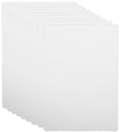 ROMISBABA 10 Stück Bastelschablonen Für 3d-stift Pvc-material Transparenten Zeichenplatten Schablonen Zum Basteln & Basteln Durchscheinender Kunststoff 22x14cm
