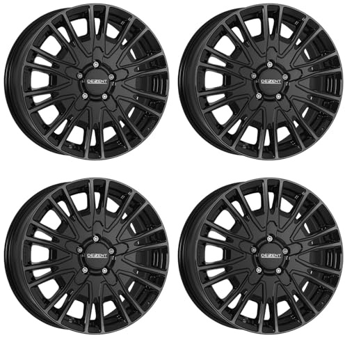 4x Dezent llantas KE black 6.5Jx16 ET55 5x118