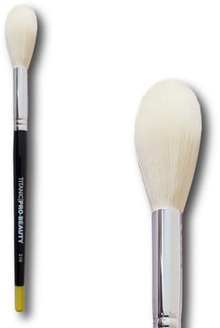 Titanic Brush - 210 Large Powder Brush for Face | Fluffy Makeup Brush for Setting, Finishing & Blending | Vegan & Cruelty-Free