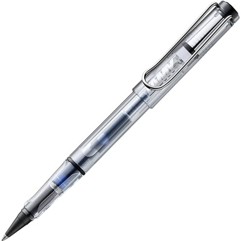 LAMY safari roll-ink vista - Ink Cartridge Rollerball Pen with ergonomic grip & line width M - for pleasant long writing - made of robust ASA plastic - including LAMY T10 blue cartridge
