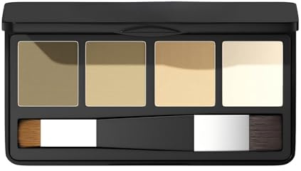 gowwim Blonde Root Touch Up, 4 Color Blendable Hairline Powder for Gray Coverage, Bald Spot Concealing Hair Powder for Women & Men, Blonde 8g