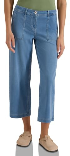 Cecil 3818623 - Jean Taille Haute et Coupe Ample - Poncho - Femme
